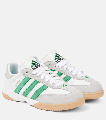 Hoogwaardige ontwerper Adidas Samba MN met suède afgezette leren sneakers wit