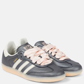 Hoogwaardige ontwerper Adidas Samba OG leren sneakers zwart