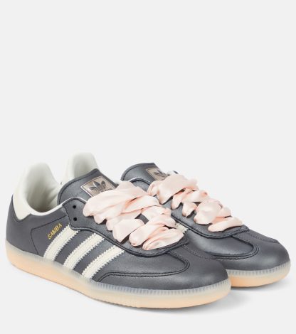 Hoogwaardige ontwerper Adidas Samba OG leren sneakers zwart