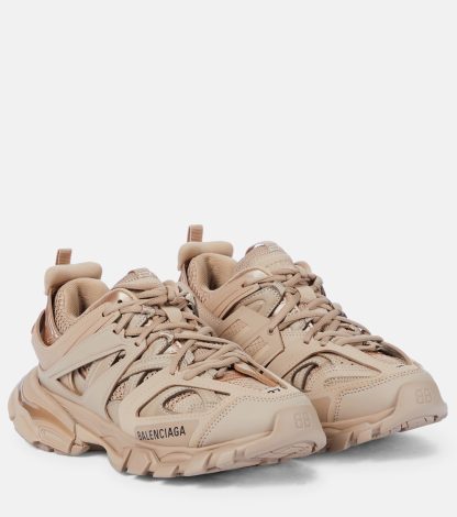 Hoogwaardige ontwerper Balenciaga Track sneakers beige