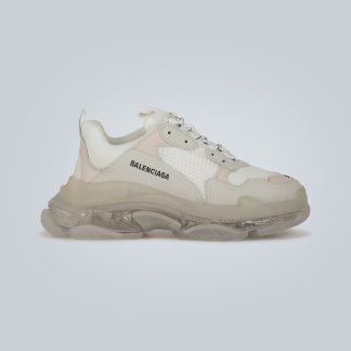 Hoogwaardige ontwerper Balenciaga Triple S Clear Sole sneakers wit