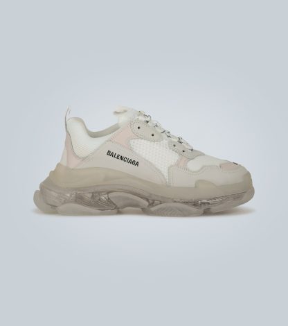 Hoogwaardige ontwerper Balenciaga Triple S Clear Sole sneakers wit