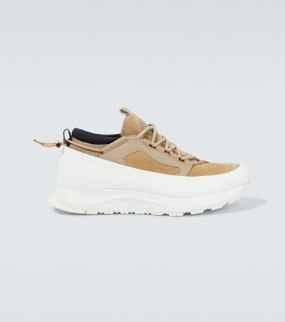 Hoogwaardige ontwerper Canada Goose Glacier Trail leren sneakers beige