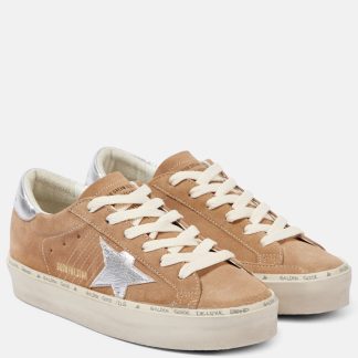 Hoogwaardige ontwerper Golden Goose Hi-Star suède sneakers bruin