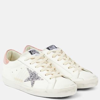 Hoogwaardige ontwerper Golden Goose Super-Star leren sneakers wit