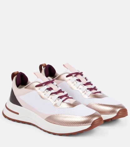 Hoogwaardige ontwerper Loro Piana Weekend Walk sneakers veelkleurig