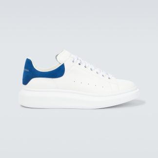 designer kopen Alexander McQueen Oversized leren sneakers wit