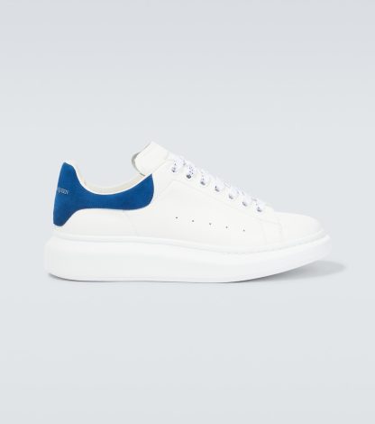 designer kopen Alexander McQueen Oversized leren sneakers wit