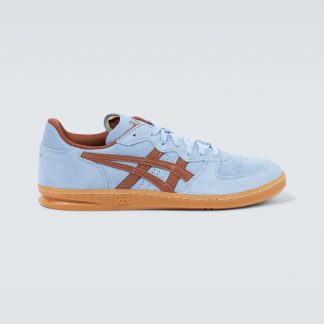 designer kopen Asics x Hay Skyhand OG leren sneakers blauw