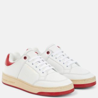 designer kopen Saint Laurent SL/61 leren sneakers wit