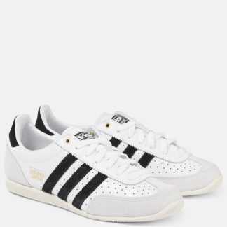 goedkope luxe Adidas Japan suèdeleren sneakers wit