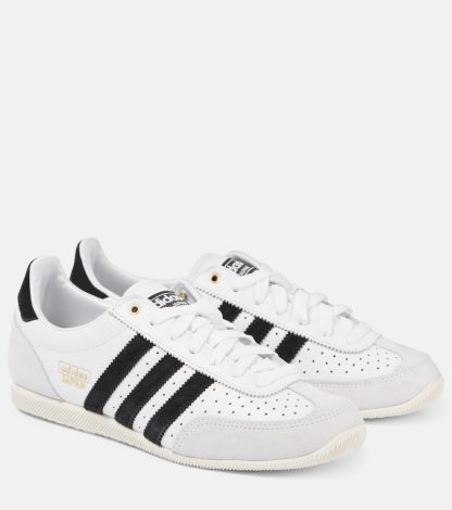 goedkope luxe Adidas Japan suèdeleren sneakers wit