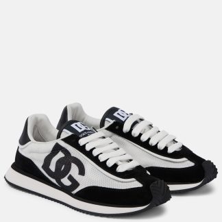 goedkope luxe Dolce & Gabbana DG Cushion sneakers zwart