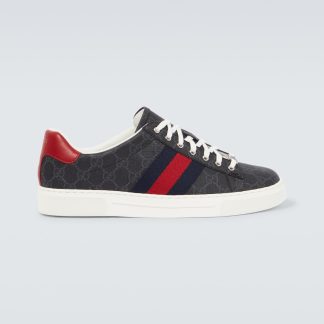 goedkope luxe Gucci Gucci Ace GG sneakers zwart