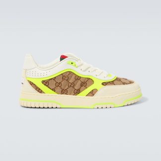 goedkope luxe Gucci Gucci Re-Web GG canvas sneakers veelkleurig