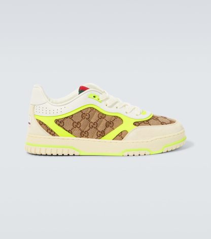 goedkope luxe Gucci Gucci Re-Web GG canvas sneakers veelkleurig