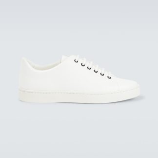 goedkope luxe Manolo Blahnik Semanado leren sneakers wit