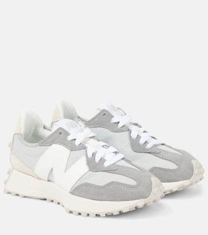 goedkope luxe New Balance 327 sneakers met suède montuur grijs