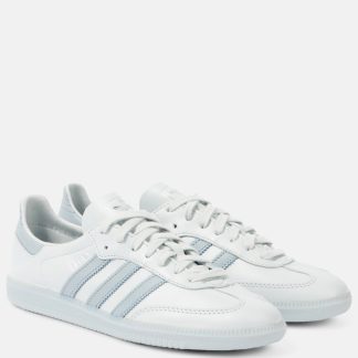 goedkope ontwerper Adidas Samba Decon leren sneakers wit