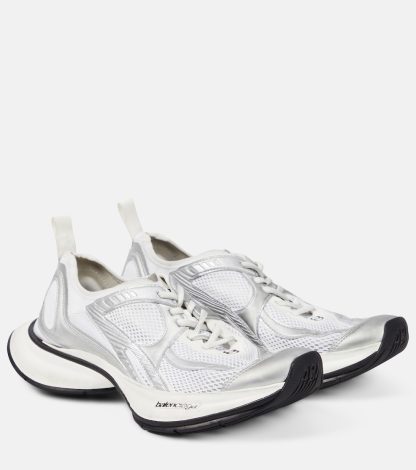 goedkope ontwerper Balenciaga Circuit lage sneakers wit