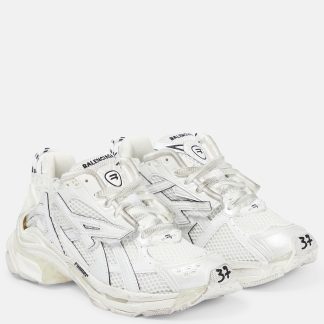 goedkope ontwerper Balenciaga Runner sneakers wit