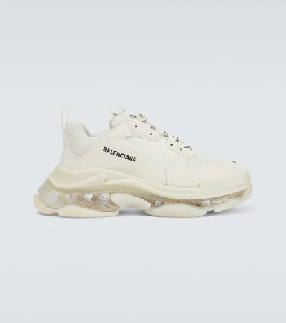 goedkope ontwerper Balenciaga Triple S sneakers wit