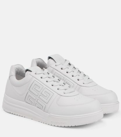 goedkope ontwerper Givenchy G4 leren low-top sneakers wit