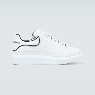 groothandel ontwerper Alexander McQueen Oversized leren sneakers wit