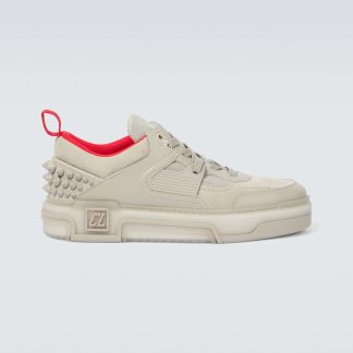 groothandel ontwerper Christian Louboutin Astroloubi sneakers van leer en suède wit