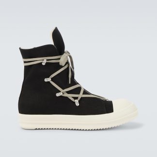 groothandel ontwerper DRKSHDW by Rick Owens Hexa Sneaks canvas sneakers zwart