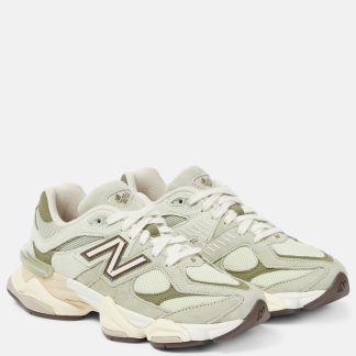 groothandel ontwerper New Balance 9060 leren sneakers beige