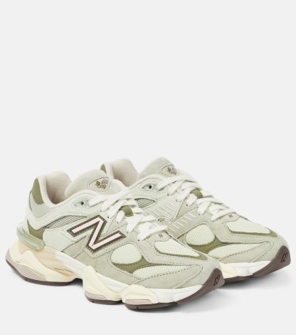 groothandel ontwerper New Balance 9060 leren sneakers beige