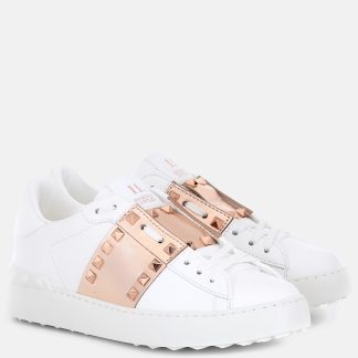 groothandel ontwerper Valentino Garavani Valentino Garavani Rockstud Untitled leren sneakers wit