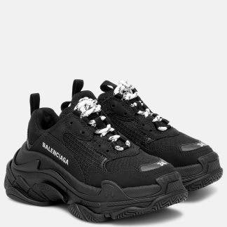 hete verkoop ontwerper Balenciaga Triple S sneakers zwart