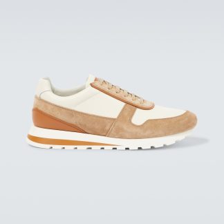 hete verkoop ontwerper Brunello Cucinelli Leren sneakers wit