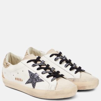 hete verkoop ontwerper Golden Goose Super-Star leren sneakers wit