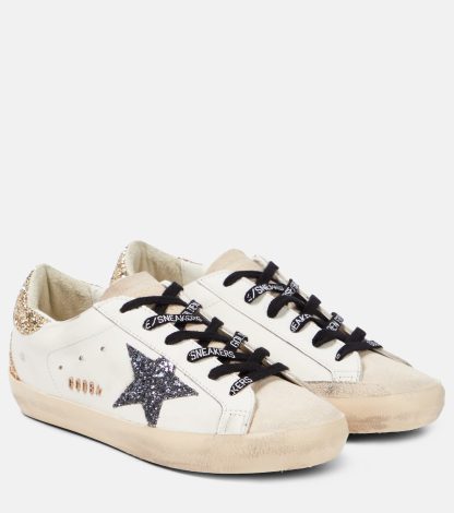 hete verkoop ontwerper Golden Goose Super-Star leren sneakers wit