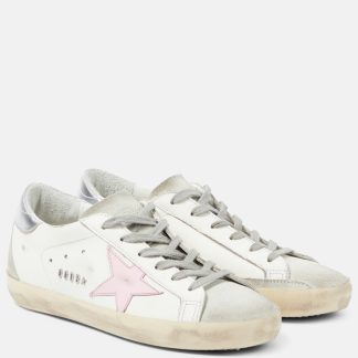 hete verkoop ontwerper Golden Goose Super-Star leren sneakers wit