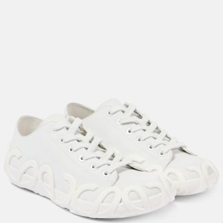 hete verkoop ontwerper Loewe Rise suède sneakers bruin