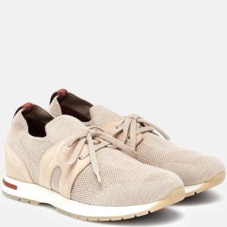 hete verkoop ontwerper Loro Piana 360 Flexy Walk sneakers beige