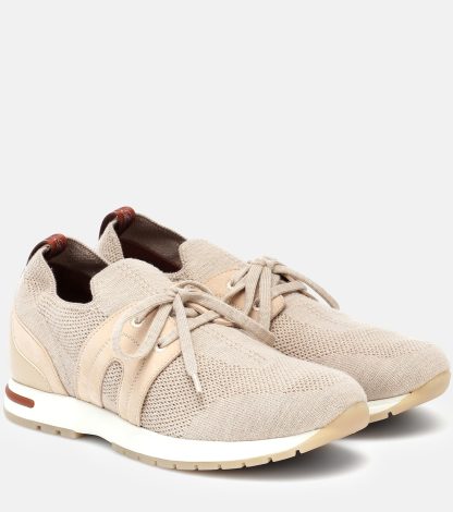 hete verkoop ontwerper Loro Piana 360 Flexy Walk sneakers beige