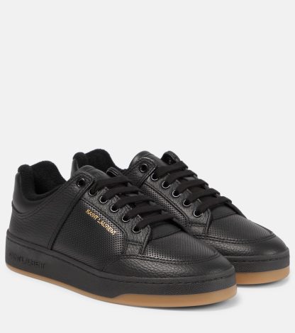 hete verkoop ontwerper Saint Laurent SL/61 leren sneakers zwart