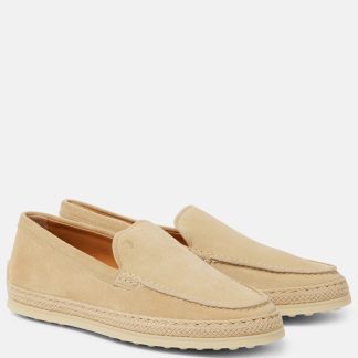 hete verkoop ontwerper Tods Suède espadrilles beige