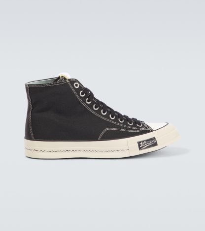 hete verkoop ontwerper Visvim Skagway hoge sneakers zwart