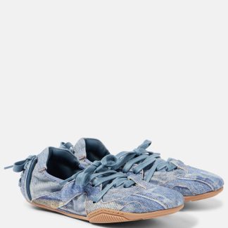 hete verkoopluxe Acne Studios Denim sneakers blauw