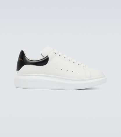 hete verkoopluxe Alexander McQueen Oversized leren sneakers veelkleurig