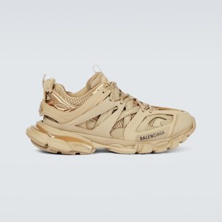 hete verkoopluxe Balenciaga Track sneakers beige