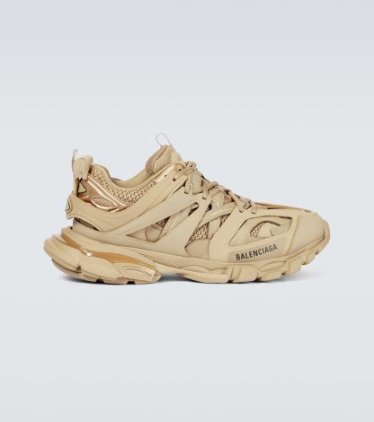 hete verkoopluxe Balenciaga Track sneakers beige