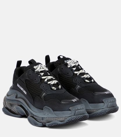 hete verkoopluxe Balenciaga Triple S sneakers zwart