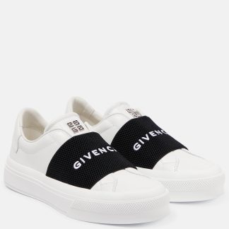 hete verkoopluxe Givenchy City Sport leren sneakers wit